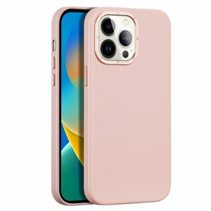 Dux Ducis Grit pouzdro z Eko kůže na iPhone 14 PRO MAX 6.7" Pink