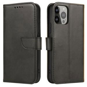 Magnet Case elegantní knížkové pouzdro na iPhone 14 PLUS 6.7" Black