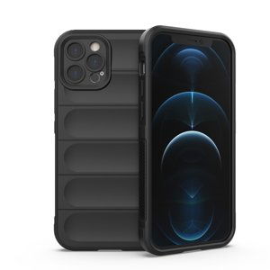 Magic Shield silikonové pouzdro na iPhone 12 Pro 6.1" Black