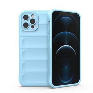 Magic Shield silikonové pouzdro na iPhone 12 Pro MAX 6.7" Light blue