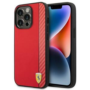 Ferrari FEHCP14LAXRE hard silikonové pouzdro iPhone 14 PRO 6.1" red Carbon