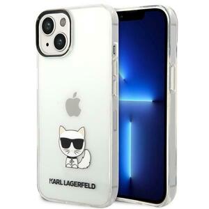 Karl Lagerfeld KLHCP14SCTTR hard silikonové pouzdro iPhone 14 6.1" transparent Choupette Body