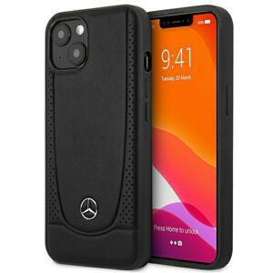 Mercedes MEHCP14MARMBK hard silikonové pouzdro iPhone 14 PLUS 6.7" black Leather Urban