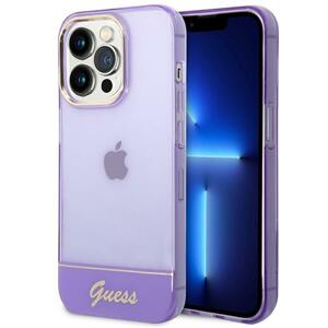 Guess GUHCP14XHGCOU hard silikonové pouzdro iPhone 14 PRO MAX 6.7" purple Translucent