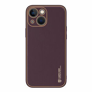 Dux Ducis Yolo pouzdro z Eko kůže na iPhone 14 PLUS 6.7" Purple