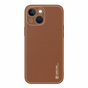 Dux Ducis Yolo pouzdro z Eko kůže na iPhone 14 6.1" Brown