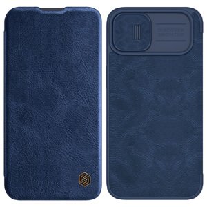 Nillkin Qin PRO knížkové pouzdro na iPhone 14 PLUS 6.7" Blue