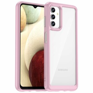 Silikonové pouzdro Space s barevným rámem na Samsung Galaxy A13 5G Pink