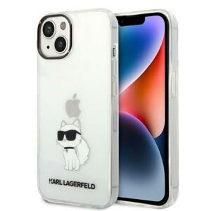 Karl Lagerfeld KLHCP14MHNCHTCT hard silikonové pouzdro iPhone 14 PLUS 6.7" transparent Ikonik Choupette