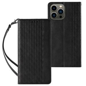 Magnet Case elegantní knížkové pouzdro s poutkem na iPhone 14 6.1" Black