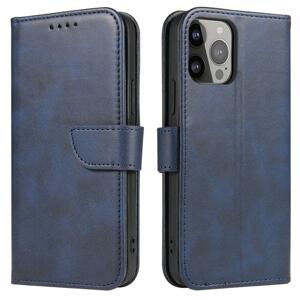 Magnet Case elegantní knížkové pouzdro na iPhone 14 PRO MAX 6.7" Blue