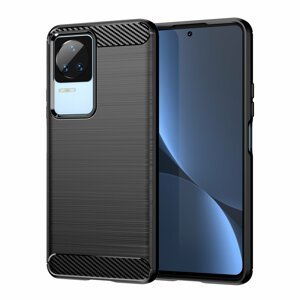 Carbon silikonové pouzdro na Xiaomi POCO F4 5G Black