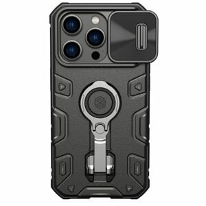 Nillkin CamShield Armor PRO Magnetic pancéřové pouzdro s kroužkem na iPhone 14 PRO 6.1" Black MagSafe