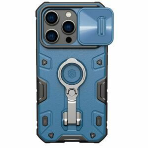 Nillkin CamShield Armor PRO Magnetic pancéřové pouzdro s kroužkem na iPhone 14 PRO MAX 6.7" Blue MagSafe