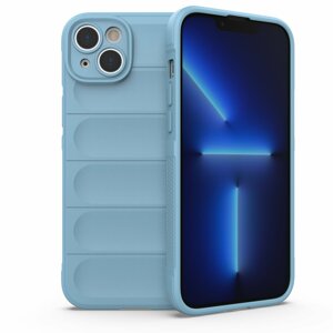 Magic Shield silikonové pouzdro na iPhone 14 6.1" Light blue