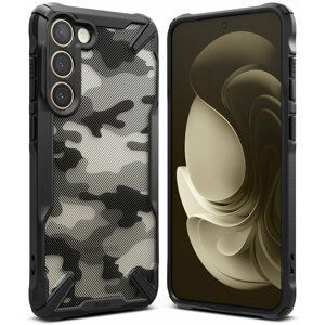 Ringke Fusion X Design pancéřové pouzdro na Samsung Galaxy S23 PLUS 5G Camouflage black