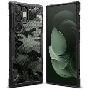 Ringke Fusion X Design pancéřové pouzdro na Samsung Galaxy S23 ULTRA 5G Camouflage black