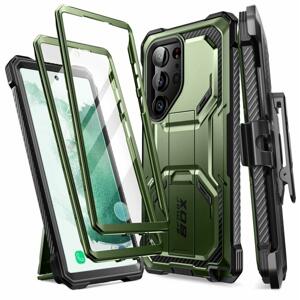 Supcase IBLSN Armorbox 2-Set pancéřové pouzdro na Samsung Galaxy S23 ULTRA 5G Guldan