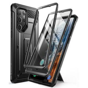 Supcase Unicorn Beetle PRO 2-Set pancéřové pouzdro na Samsung Galaxy S23 ULTRA 5G Black