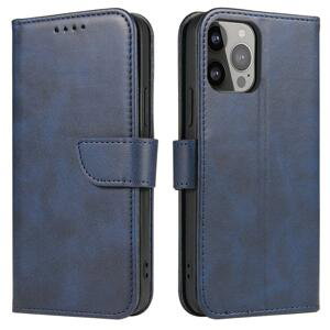 Magnet Case elegantní knížkové pouzdro na Samsung Galaxy S23 ULTRA 5G Blue