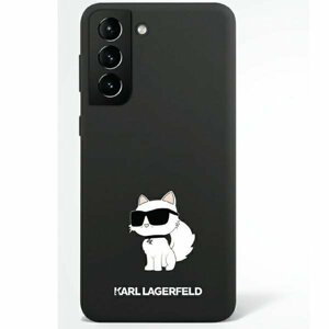 Karl Lagerfeld KLHCS23SSNCHBCK hard silikonové pouzdro Samsung Galaxy S23 5G black Silicone Choupette