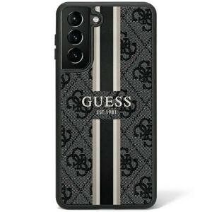 Guess GUHCS23LP4RPSK hard silikonové pouzdro Samsung Galaxy S23 ULTRA 5G black 4G Printed Stripe