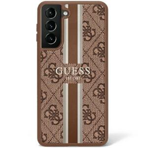 Guess GUHCS23LP4RPSW hard silikonové pouzdro Samsung Galaxy S23 ULTRA 5G brown 4G Printed Stripe