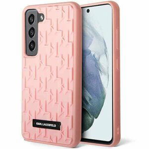 Karl Lagerfeld KLHCS23MRUPKLPP hard silikonové pouzdro Samsung Galaxy S23 PLUS 5G pink 3D Monogram