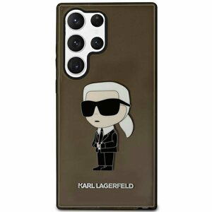 Karl Lagerfeld KLHCS23LHNIKTCK hard silikonové pouzdro Samsung Galaxy S23 ULTRA 5G black Ikonik Karl Lagerfeld