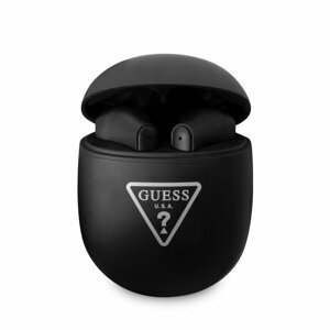 Guess GUTWST82TRK Triangle Logo BT5.2 4H Stereo bezdrátová sluchátka do uší Matte black