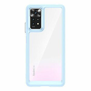 Silikonové pouzdro Space s barevným rámem na Xiaomi Redmi Note 12 5G/POCO X5 5G Blue