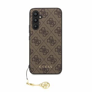 Guess hard silikonové pouzdro Samsung Galaxy A54 5G Brown 4G Metal Gold Logo