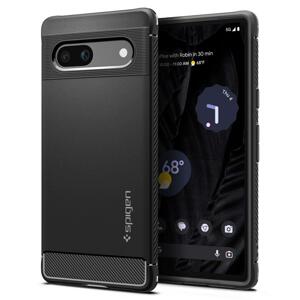 Spigen Rugged Armor silikonové pouzdro na Google Pixel 7a Matte black