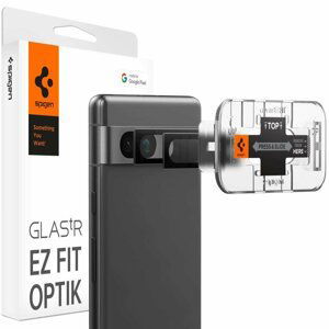 Ochrana fotoaparátu Spigen OPTIK.TR "EZ FIT" 2BALENÍ Google Pixel 7a Black