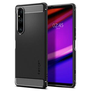 Spigen Rugged Armor silikonové pouzdro na Sony Xperia 1 V Matte black