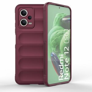 Magic Shield silikonové pouzdro na Xiaomi Redmi Note 12 5G/POCO X5 5G Burgundy