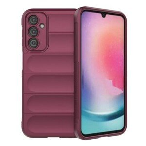 Magic Shield silikonové pouzdro na Samsung Galaxy A24 Burgundy