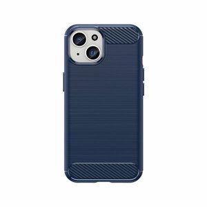 Carbon silikonové pouzdro na iPhone 15 6.1" Blue