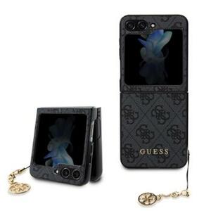 Guess hard silikonové pouzdro Samsung Galaxy Z Flip 5 Grey 4G Charms Collection