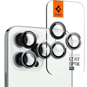 Ochrana fotoaparátu Spigen OPTIK.TR "EZ 1FIT" 2BALENÍ iPhone 15 PRO/15 PRO MAX/14 PRO /14 PRO MAX Black