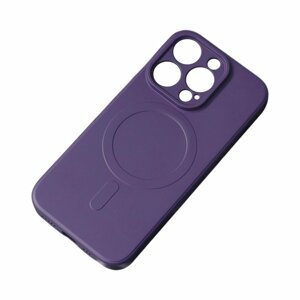 Silikonové pouzdro LUX MagSafe na iPhone 15 PRO MAX 6.7" Violet