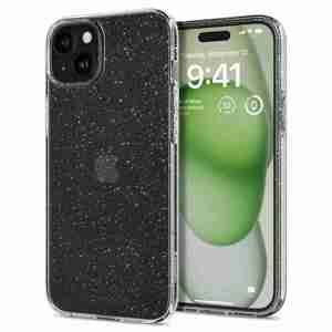 Spigen Liquid Crystal silikonové pouzdro na iPhone 15 PLUS 6.7" Glitter Crystal