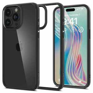 Spigen Ultra Hybrid obal na iPhone 15 PRO 6.1" Matte Black (matný)