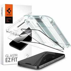 Ochranné sklo Spigen GLAS.TR "EZ FIT" 2BALENÍ iPhone 15 PRO MAX 6.7" Black
