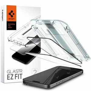 Ochranné sklo Spigen GLAS.TR "EZ FIT" 2BALENÍ iPhone 15 6.1" Black