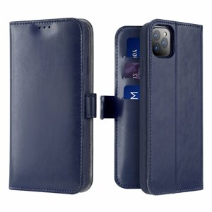 Dux Ducis Kado eko kůže knížkové pouzdro pro iPhone 11 Pro Max blue