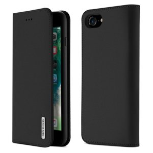 DUX DUCIS Wish kožené pouzdro pro iPhone SE 2022/SE 2020/8/7 black