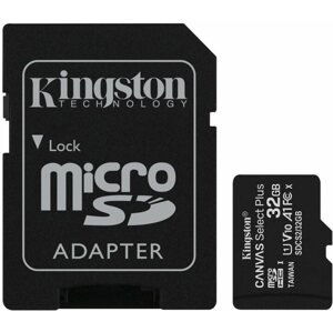 Kingstone paměťová karta Micro SDHC 32GB M203 Class 10 UHS-I + Adapter