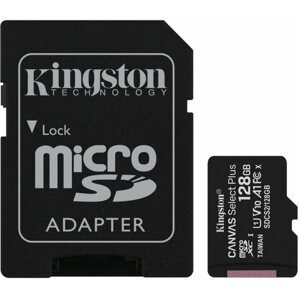 Paměťová karta Micro SDXC 128GB Class 10, UHS1 + Adaptér