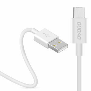 Dudao datový kabel USB/USB-C 3A 1m Bílý L1T